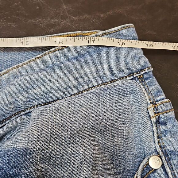 Judy Blue Womens Straight Fit Light Wash Jeans Size 20w Distressed Plus Size - Picture 7 of 9